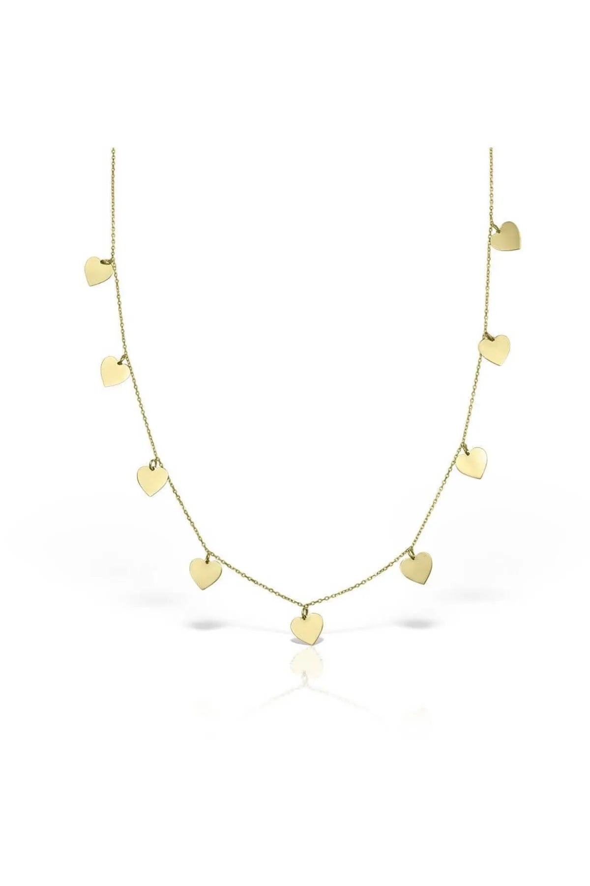 Minimal kolye ALTIN 9 kalp kolye "Grace"