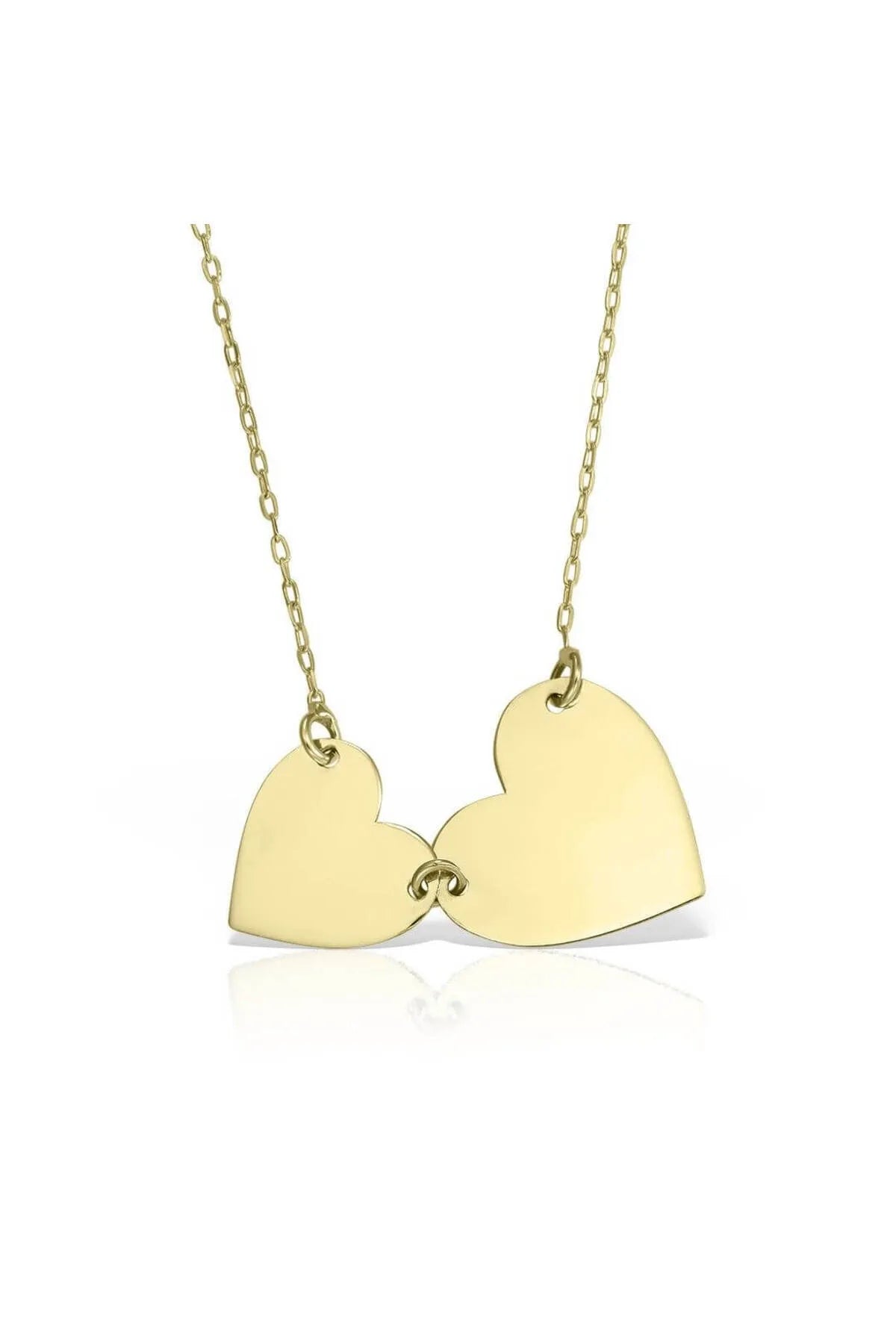 Minimal kolye ALTIN Kalp  "Roxana"