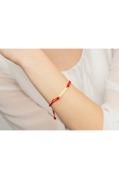 Minimal Kolye ALTIN ipli Bileklik "Rope"