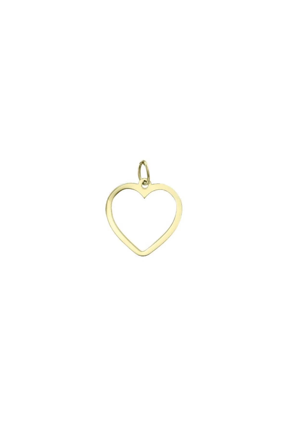 Altın Kalp Kolye Ucu "big Heart"