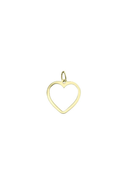 Altın Kalp Kolye Ucu "big Heart"