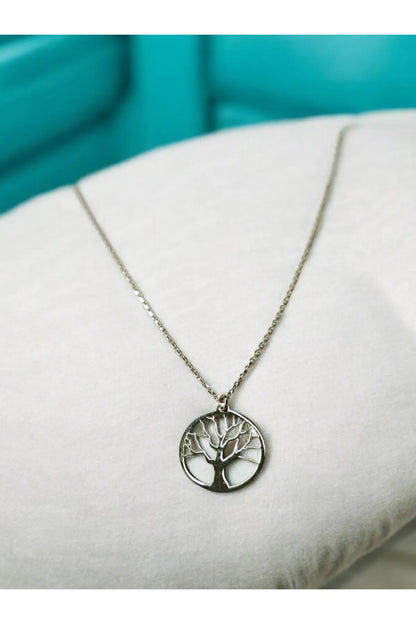 Minimal Kolye Altın Ağaç Kolye "Tree"