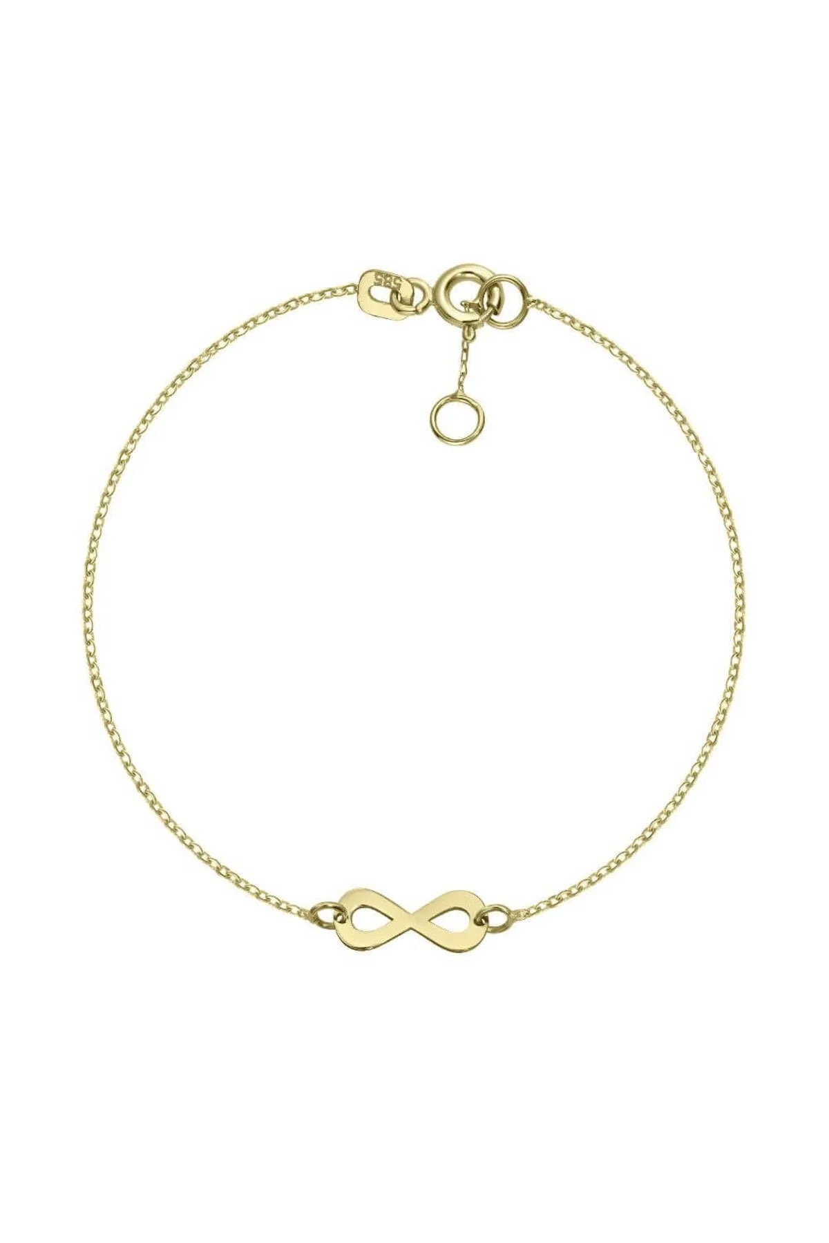 Minimal Kolye ALTIN Sonsuz Bileklik "INFINITY"
