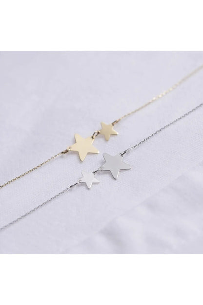 Minimal kolye ALTIN Yıldız kolye "Leia"