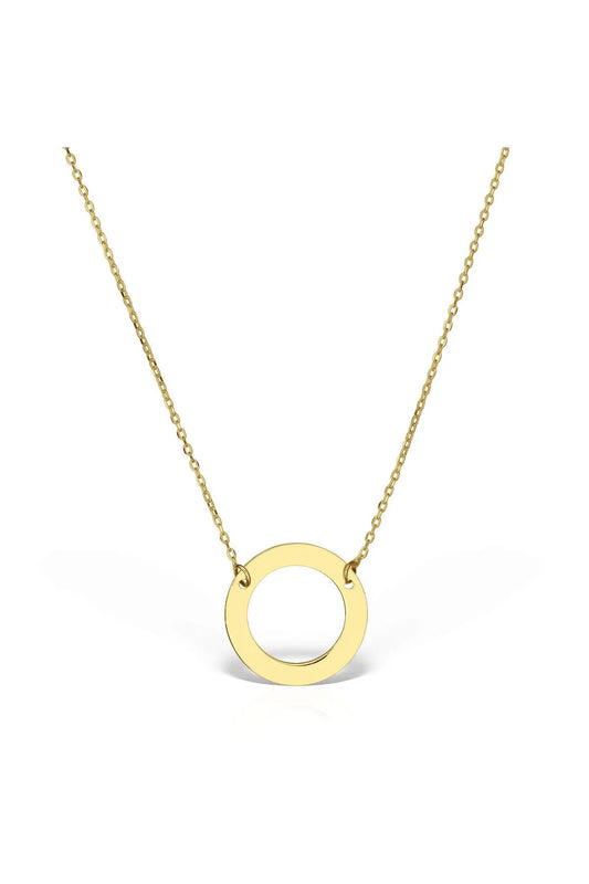 Minimal kolye ALTIN Plaka kolye "CORA"
