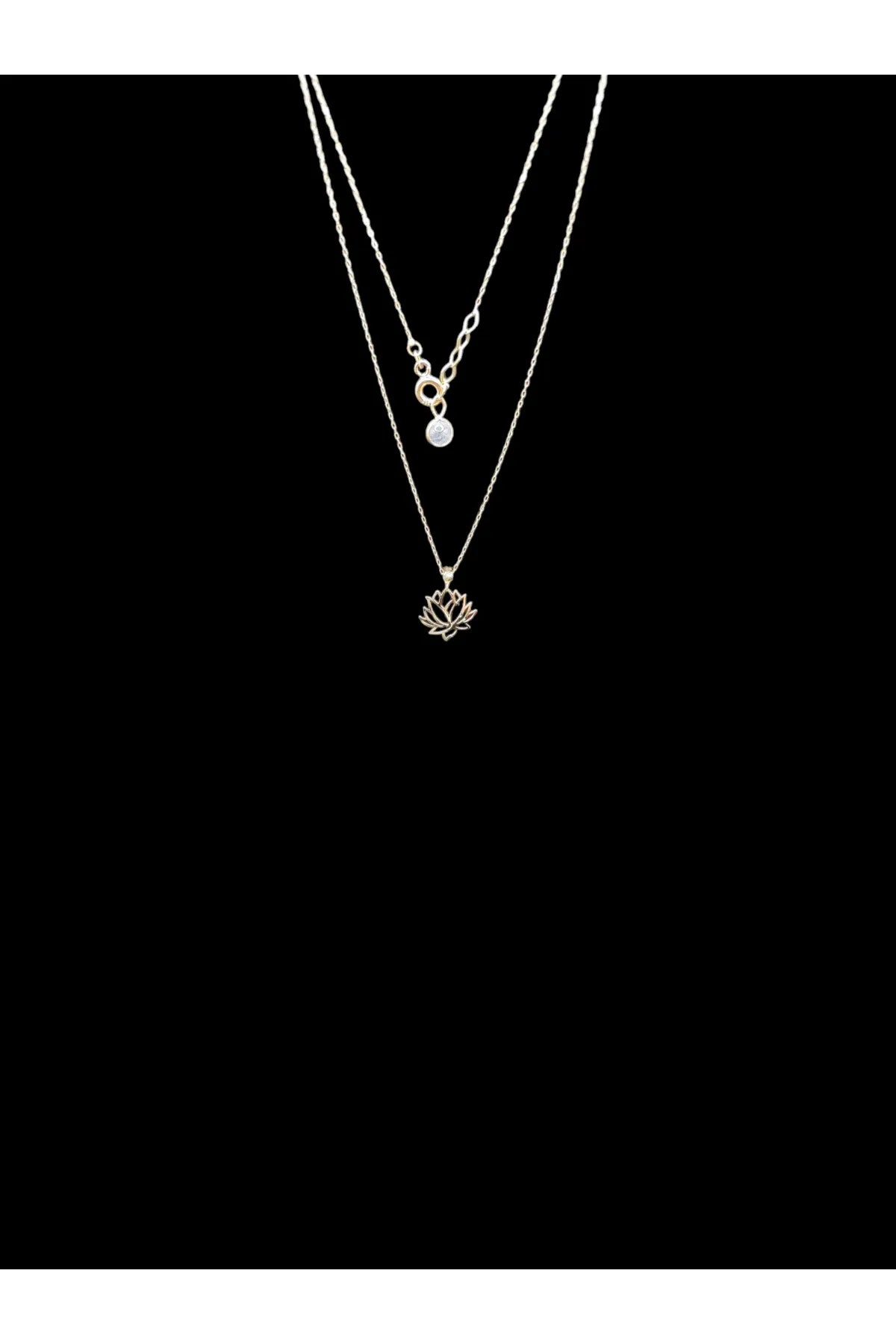 Minimal Kolye Lotus Kolye