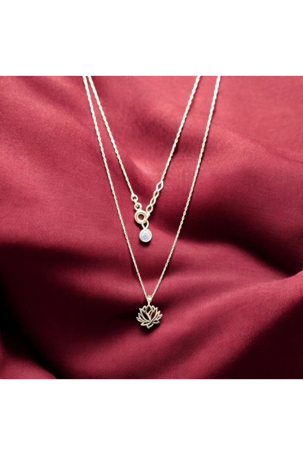 Minimal Kolye Lotus Kolye